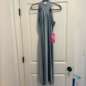 Ralph Lauren Blue Halter Dress